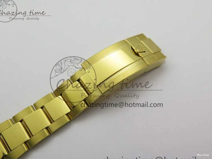 MiroTime 0302 Minimalist Daytona YG KKF 1:1 Best Edition 904L Steel Green Dial on YG Bracelet A 2451